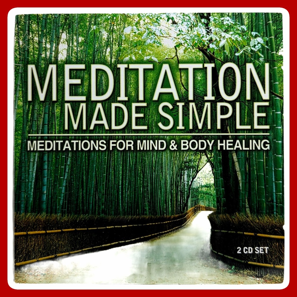 Meditation Made Simple 2 CD Set Mind Body Healing Audio Mindfulness Guide